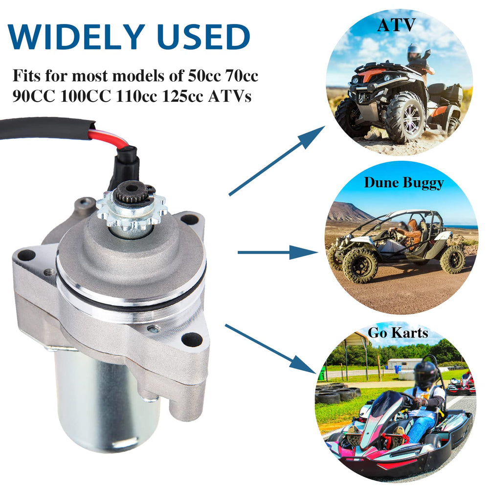 ZMCYNG starter motor 12 teeth clockwise rotation detail