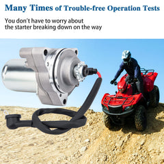 ZMCYNG starter motor side installation view showing easy mounting