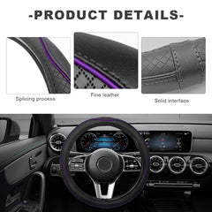 ZNDAW breathable steering wheel cover keeps hands dry in warm weather.