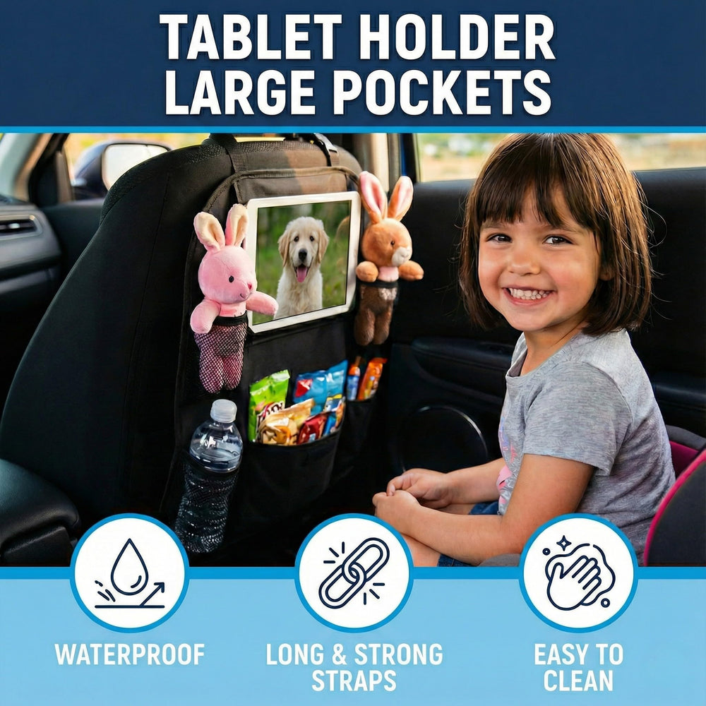 Zntezed 12-pocket storage design maximizes space and keeps essentials organized.