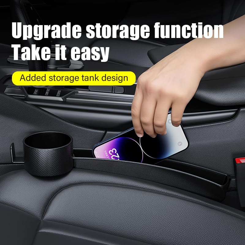 ZOCARTO built-in storage extension doubles as cup holder and hook.