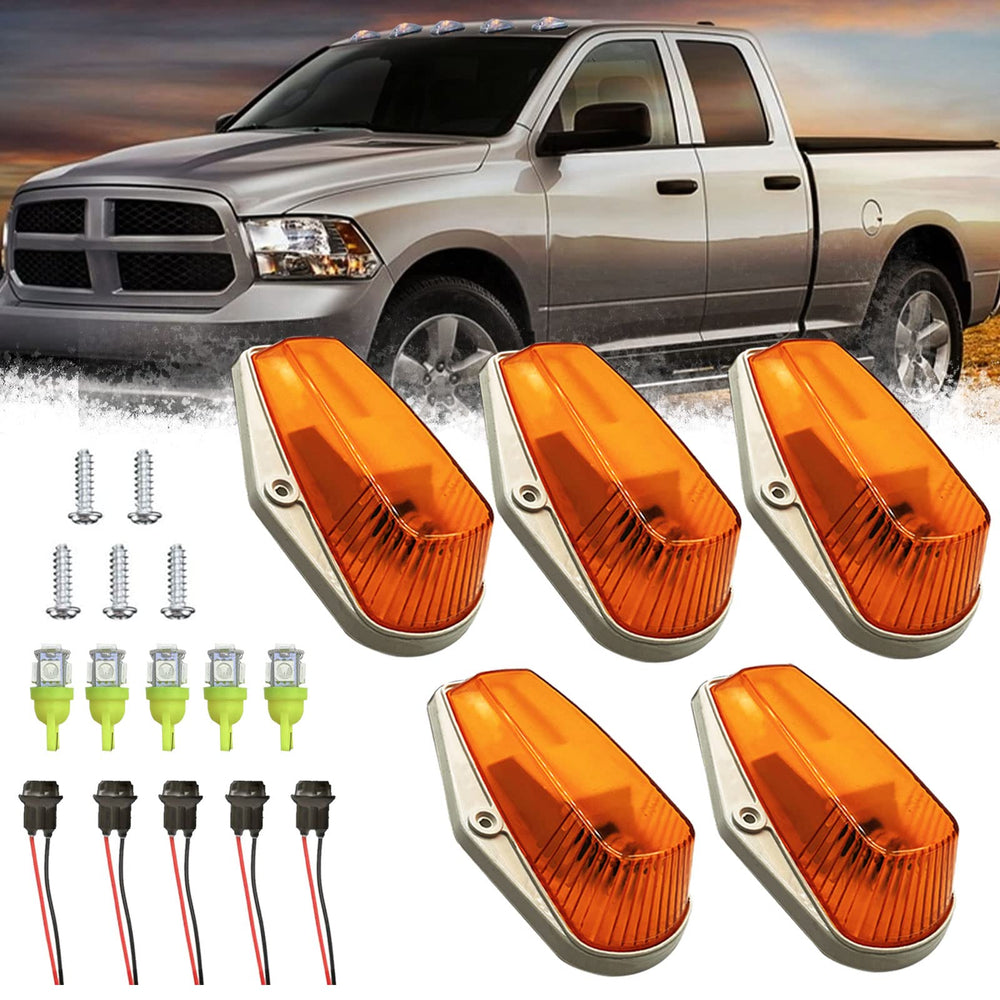 ZOCSONU amber cab lights for Ford F-Series, boosting night visibility and truck style.