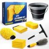 ZODISTORE collapsible water bucket for space-saving car cleaning and storage