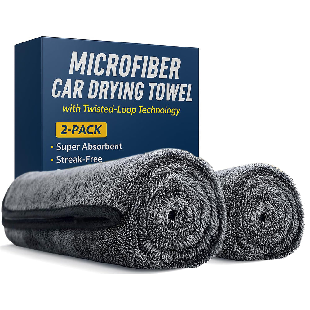 ZODISTORE twisted-loop design 63x24 towel offers smooth grip and lint-free drying for cars