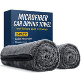 ZODISTORE twisted-loop design 63x24 towel offers smooth grip and lint-free drying for cars