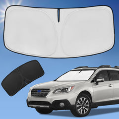 ZOIBV windshield sunshade for Subaru Outback fits precisely and reduces heat