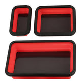 ZOLOTI collapsible magnetic parts tray small red keeps screws organized during repairs