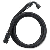ZONBANG 6AN assembled fuel line with 2 ft length and 0°/90° fittings for flexible routing.