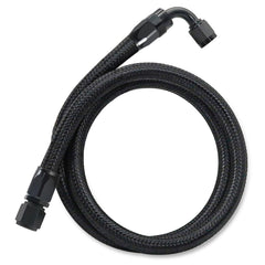 ZONBANG 6AN assembled fuel line with 2 ft length and 0°/90° fittings for flexible routing.
