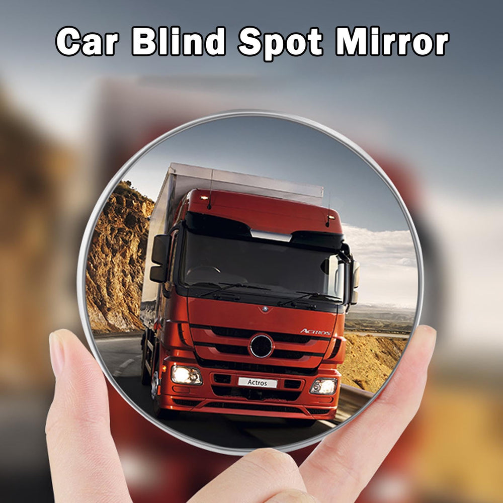Z-oneMart compact 3.75-inch mirror complements vehicle styling and safety.