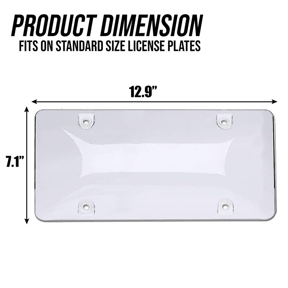 Zone Tech 2-pack bubble shields for plates offers durable, UV-resistant protection