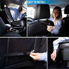 ZONETECH beaded cooling seat cover passenger seat shows versatile use