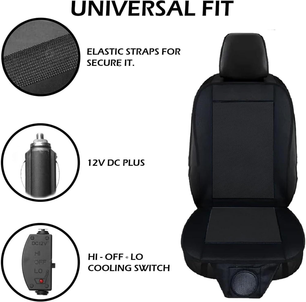 ZONETECH seat cushion with breathable mesh promotes fresh rides through steady air.
