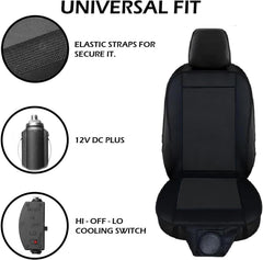 ZONETECH seat cushion with breathable mesh promotes fresh rides through steady air.