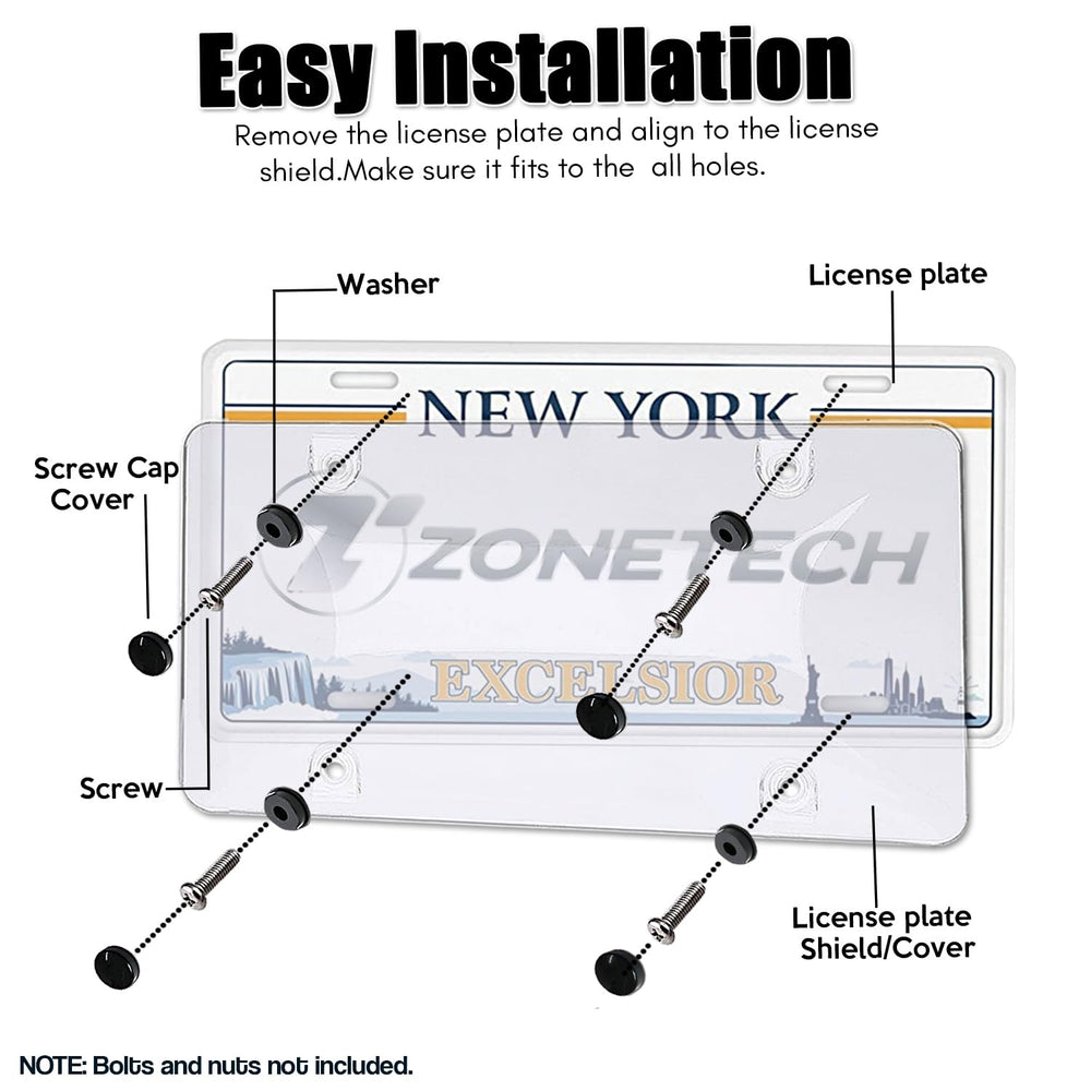 Zone Tech ultra clear bubbles provide near invisible protection against scratches and yellowing