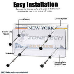 Zone Tech ultra clear bubbles provide near invisible protection against scratches and yellowing