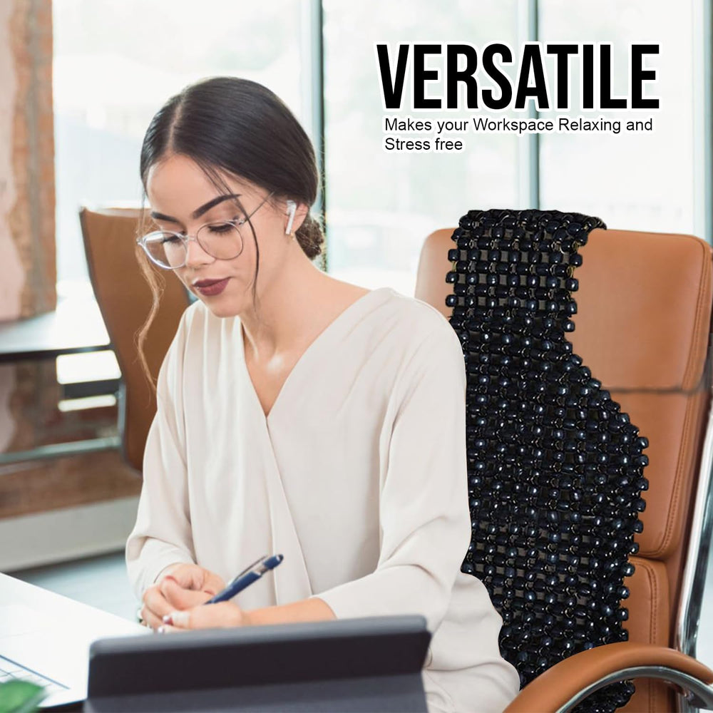 ZONETECH Universal-fit seat cushion works in cars and office chairs.
