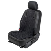 ZONETECH Wood Beaded Seat Cushion top view shows relief on long drives.