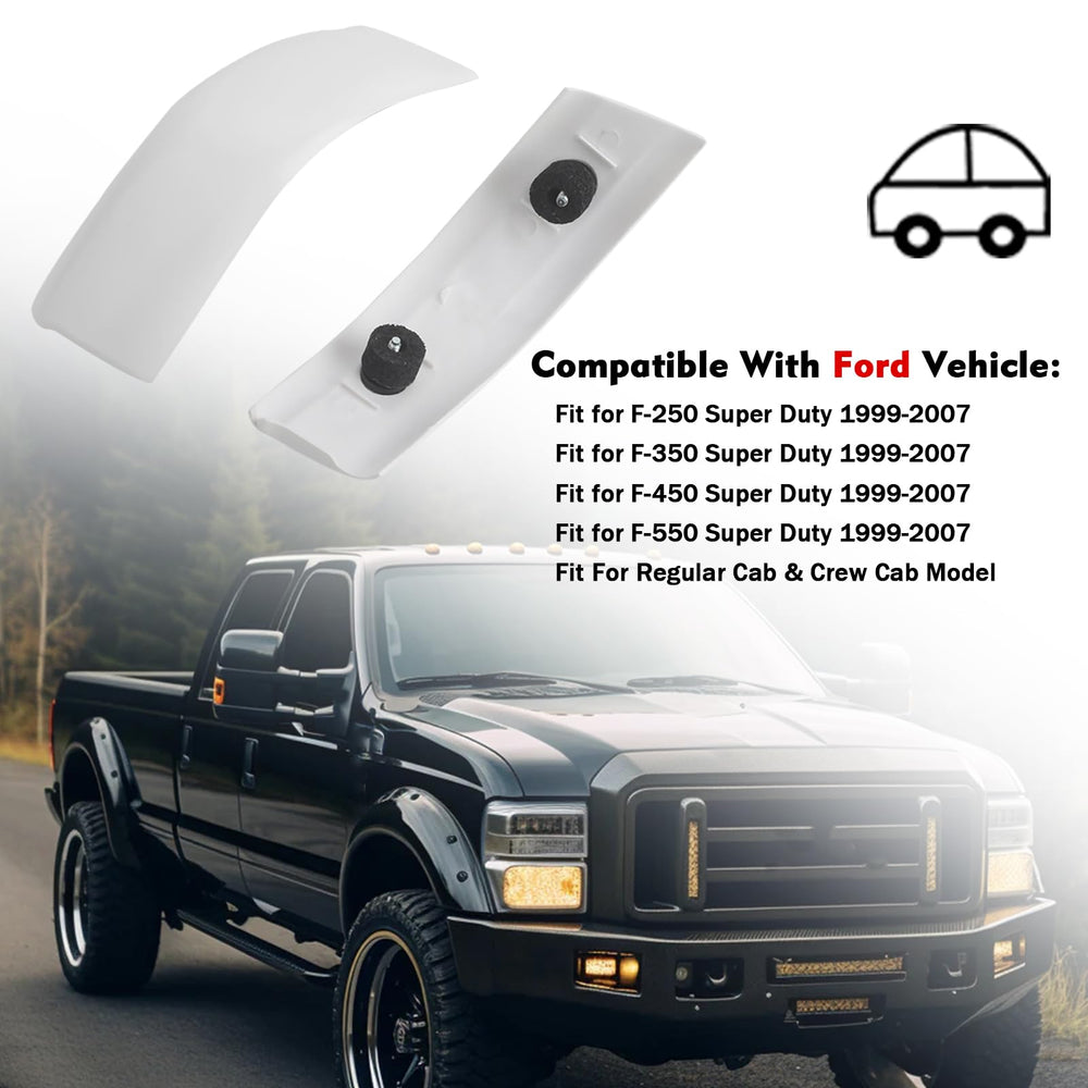 ZONFANT roof molding right side closeup — wear-resistant finish for Ford trucks