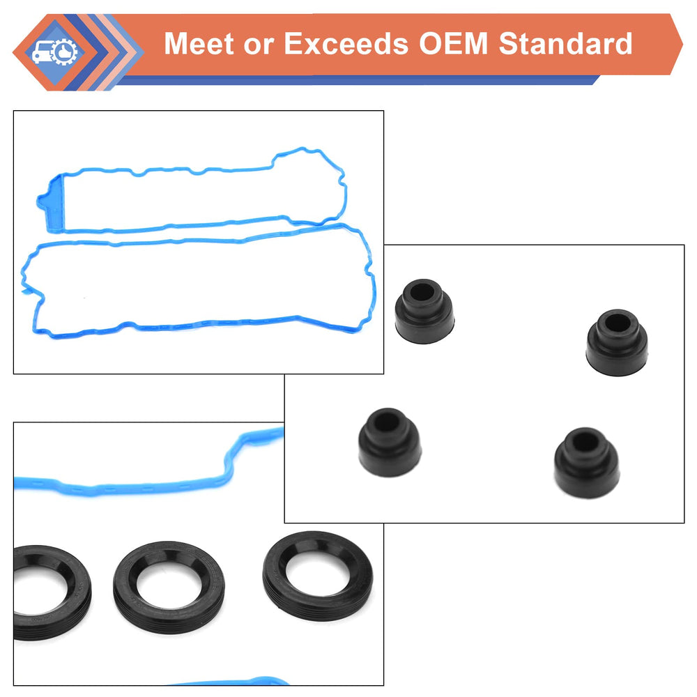 ZONFANT valve cover gasket set for Chevy Equinox illustrating seal reliability