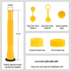 Zoolowua kit includes everything for immediate use on 1/2/5/10 gallon cans.
