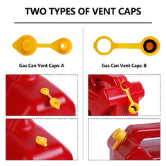 Zoolowua vent cap type A yellow supports cans without an end vent.