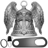 Zorleniva guardian angel biker bell with 3D design for enhanced on-road protection.