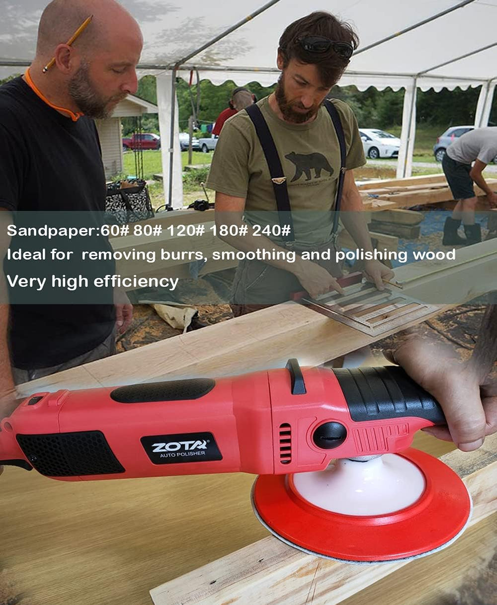 ZOTA sanding discs 7-inch aid surface prep and defect refinement