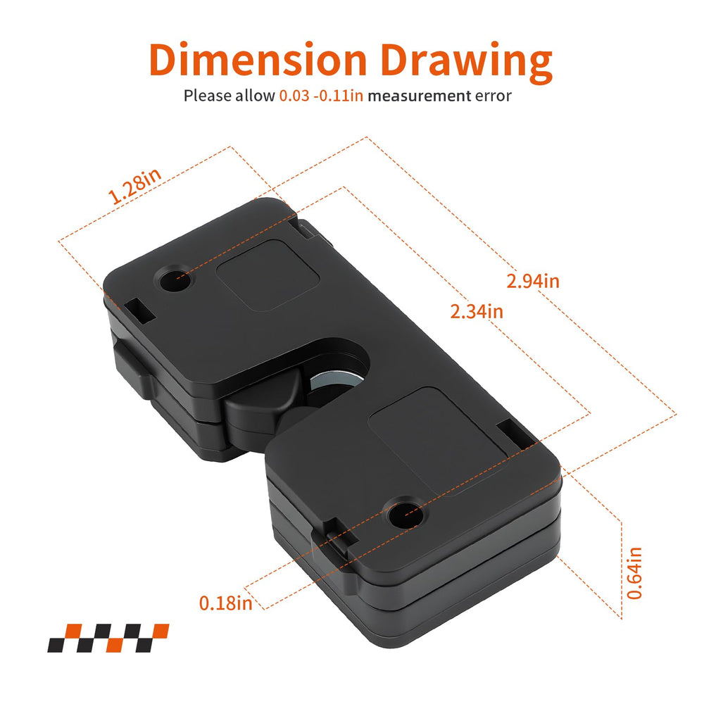 zozoye two-pack packaging of tailgate latches for Polaris vehicles