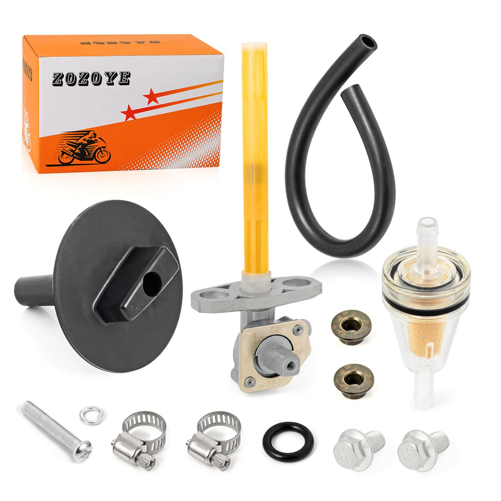 Zozoye petcock kit for Honda Foreman installation improves fuel flow reliability.