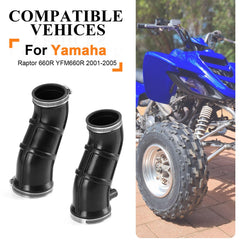 Zozoye right-manifold-snorkel air box for Yamaha Raptor 660R balances intake.