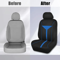 Zpana universal-fit elastic design ensures snug fit in most cars.