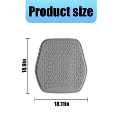 Zpana gel seat cushion with non-slip base and secure strap to stay in place.