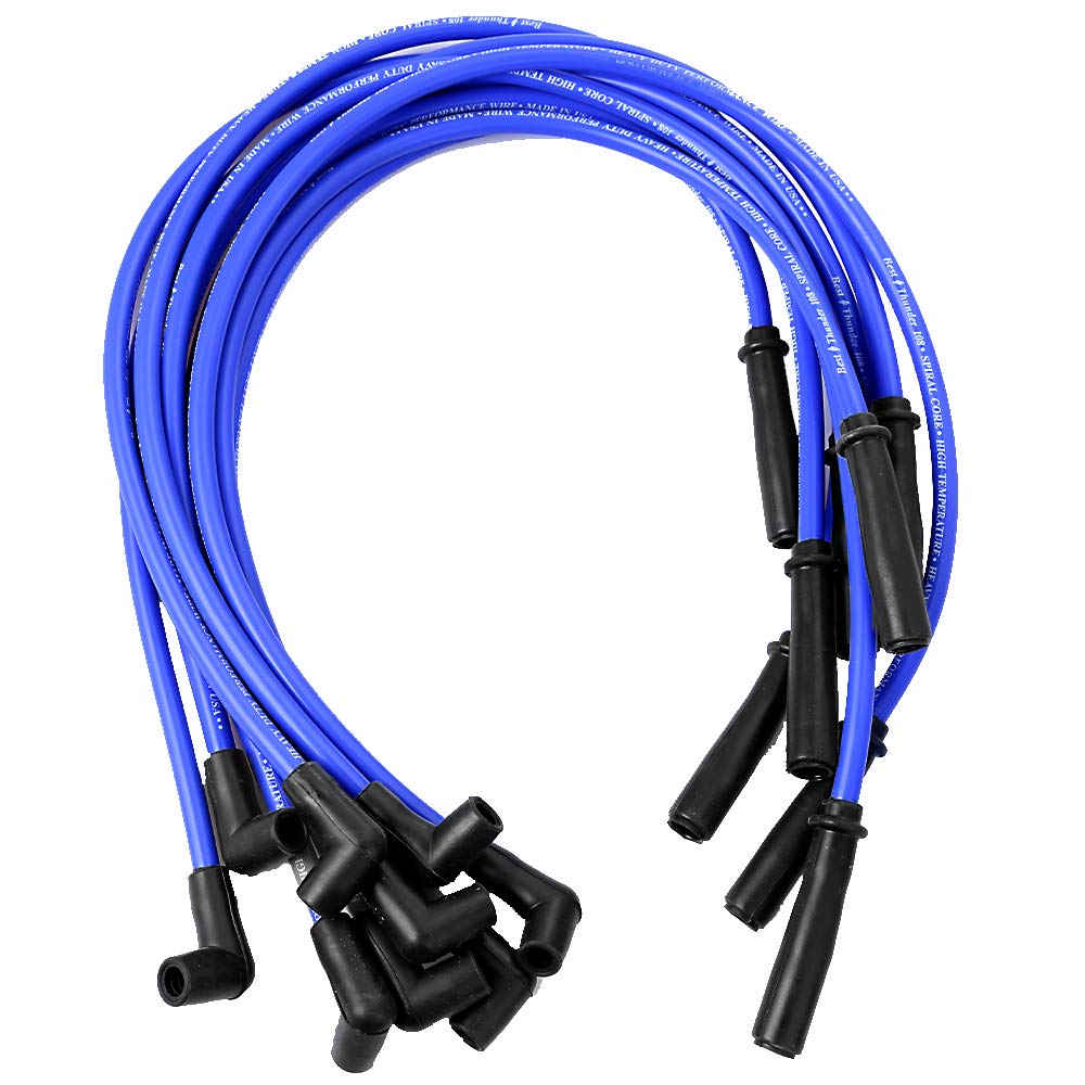 Zreneyfex nine-piece spark plug wires included in package.