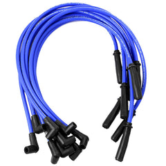 Zreneyfex nine-piece spark plug wires included in package.
