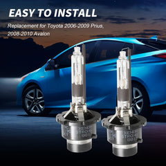 Zreneyfex xenon style D4R bulb for a more uniform beam and safer night drive