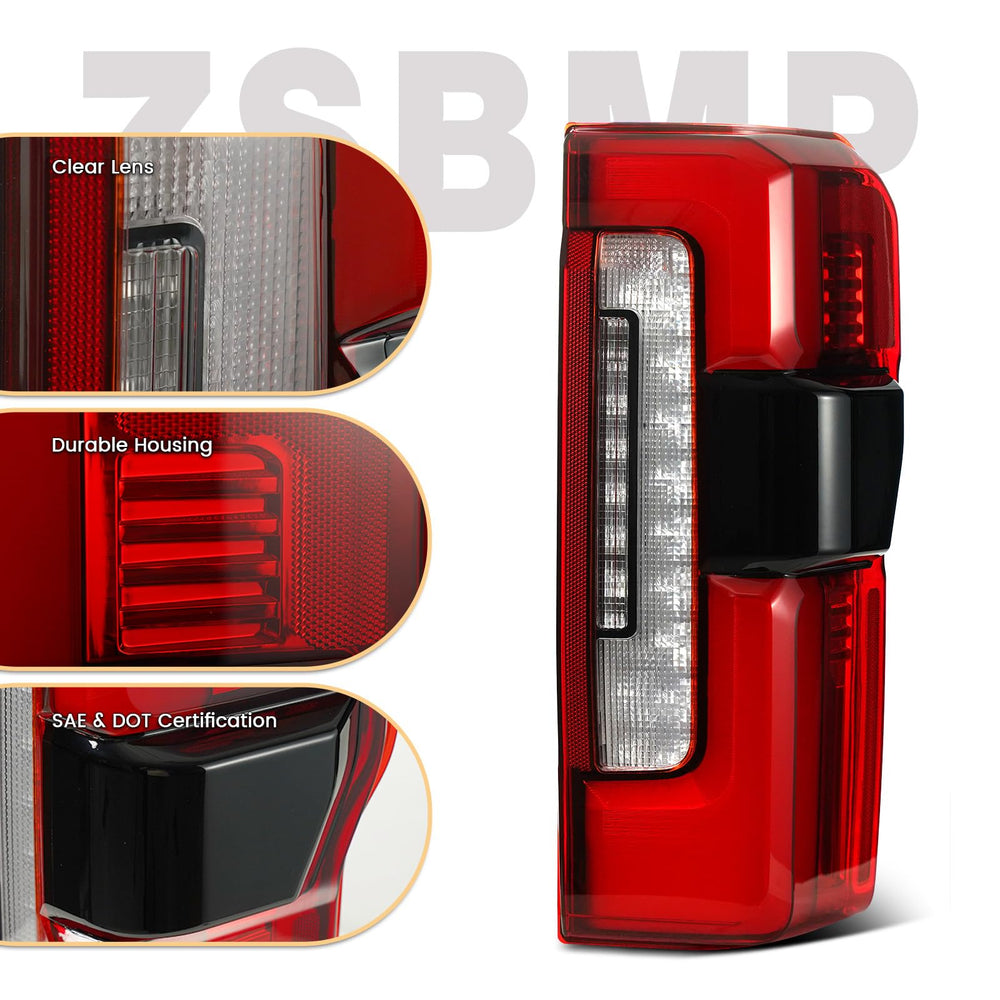 ZSBMP rear taillight assembly ready for simple replacement
