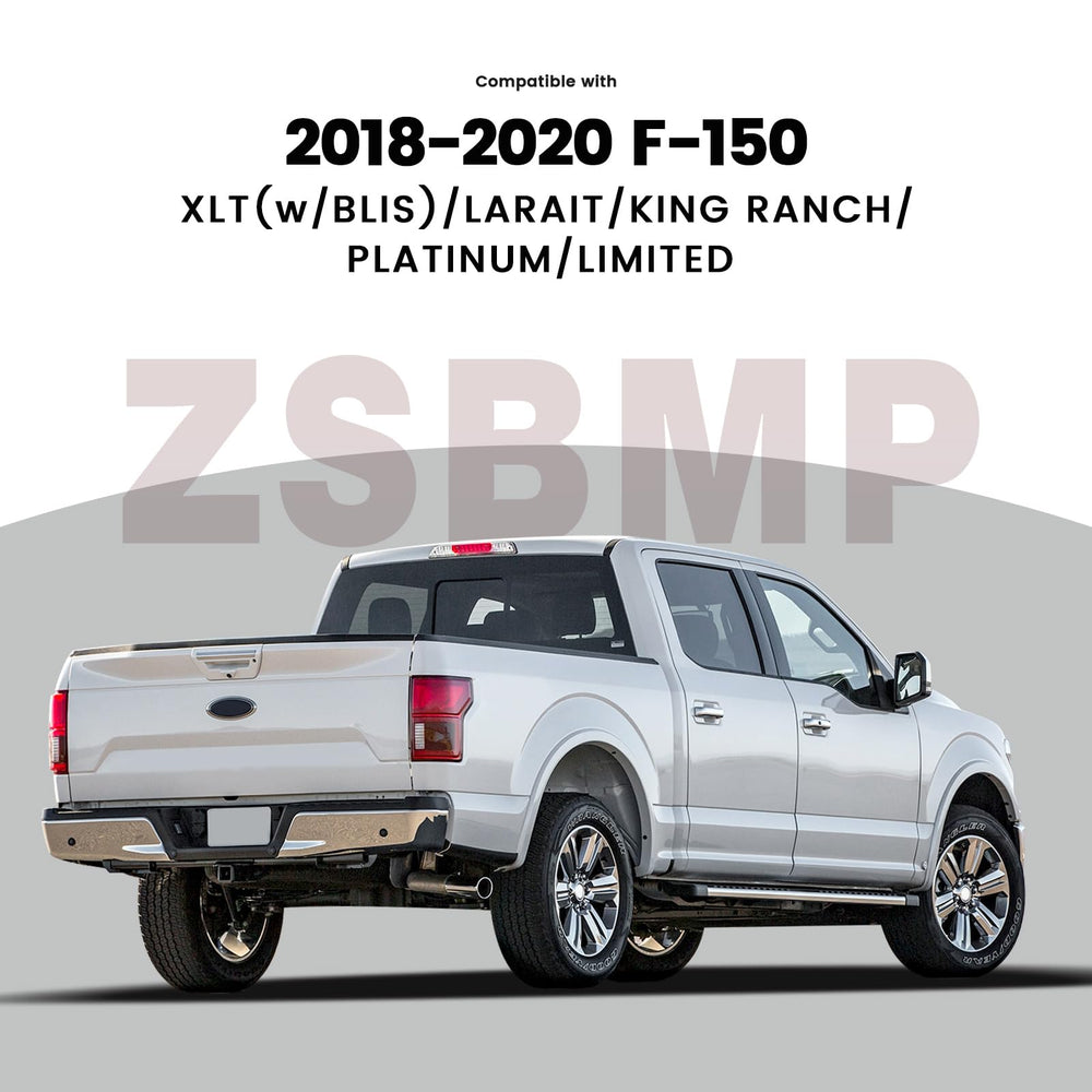 ZSBMP Ford F-150 tail light left side with bright LEDs for safer lane changes.