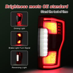 ZSBMP weatherproof taillight with LED offers safe night signaling