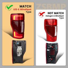 ZSBMP Platinum/Limited LED tail light for Ford F-series trucks