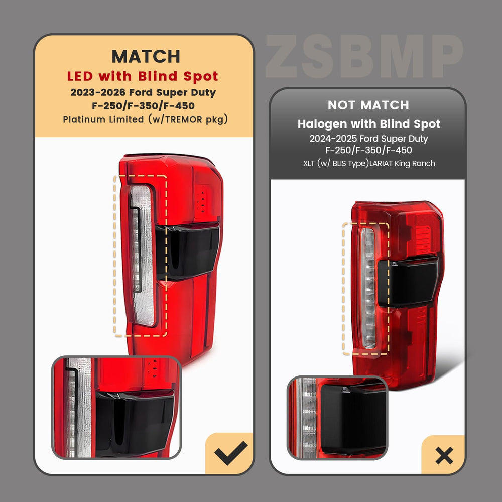ZSBMP tail-light assembly LED with OEM-style fit