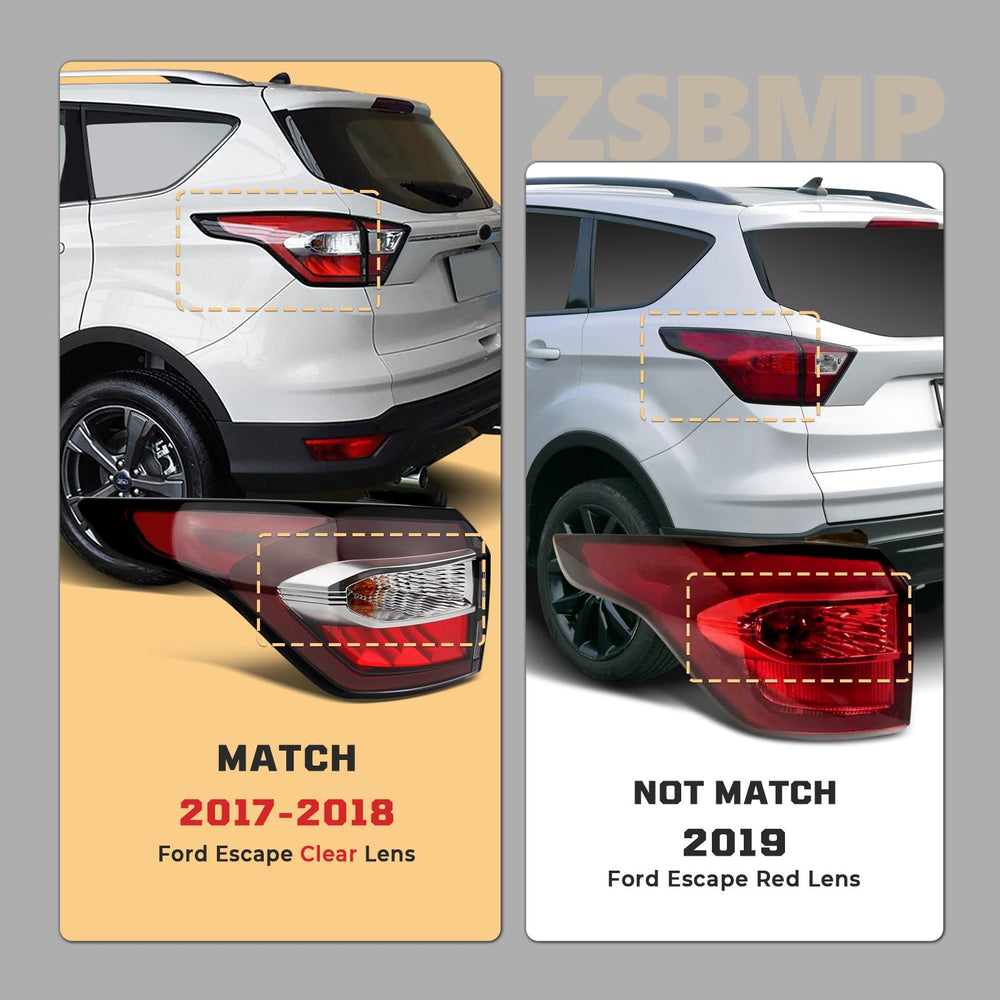 ZSBMP tail light on vehicle demonstrates secure fit and precise OE-style appearance