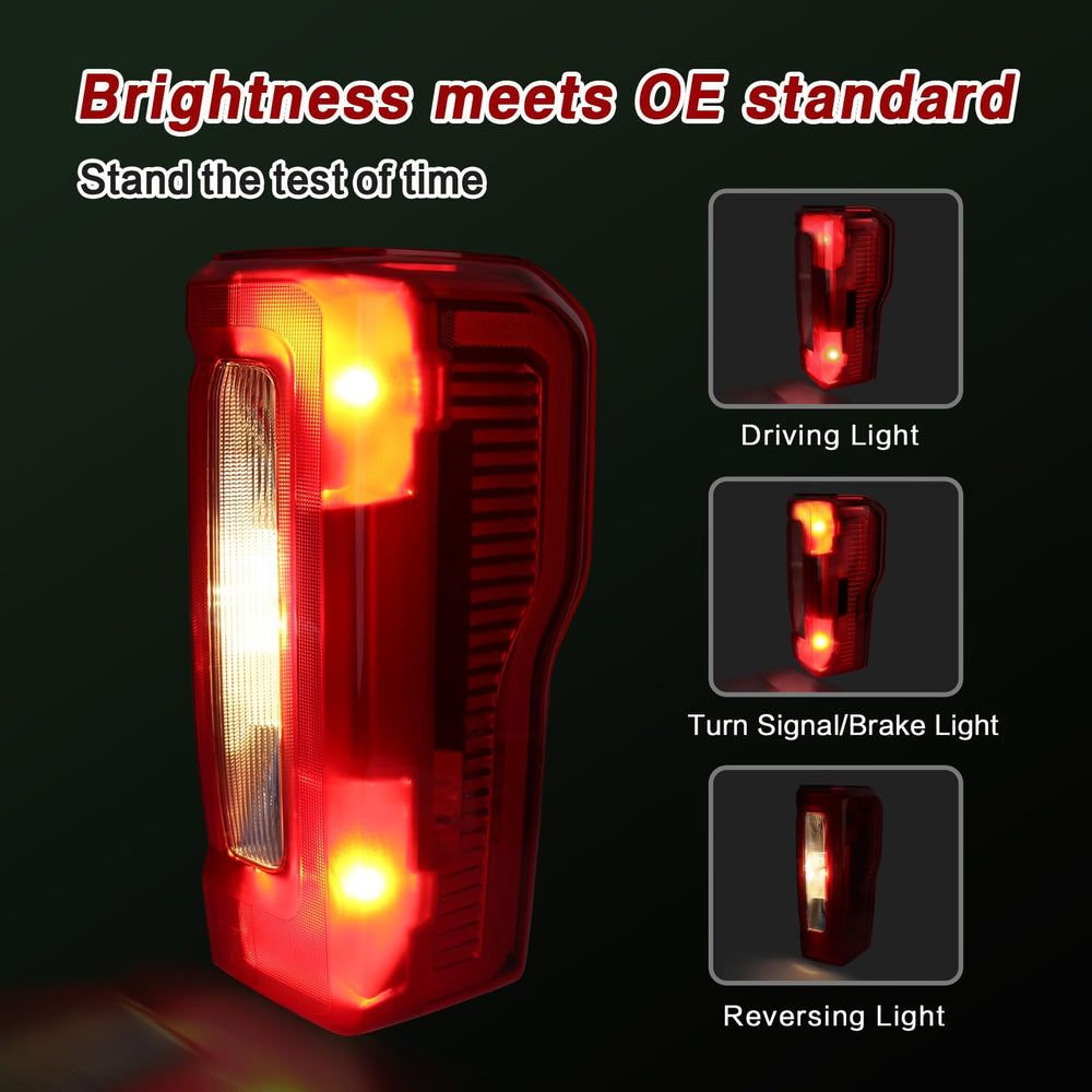 Installed ZSBMP tail light demonstrates plug-and-play replacement simplicity.