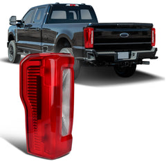 ZSBMP tail light for Ford F-250 left front-angle view showing durable ABS housing and clear signal