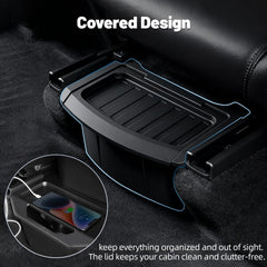 ZTGPMP Backseat storage box creates neat space for snacks and devices