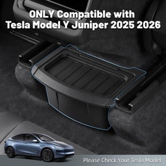 ZTGPMP Model Y rear storage bin with trash cover helps maintain a tidy cabin