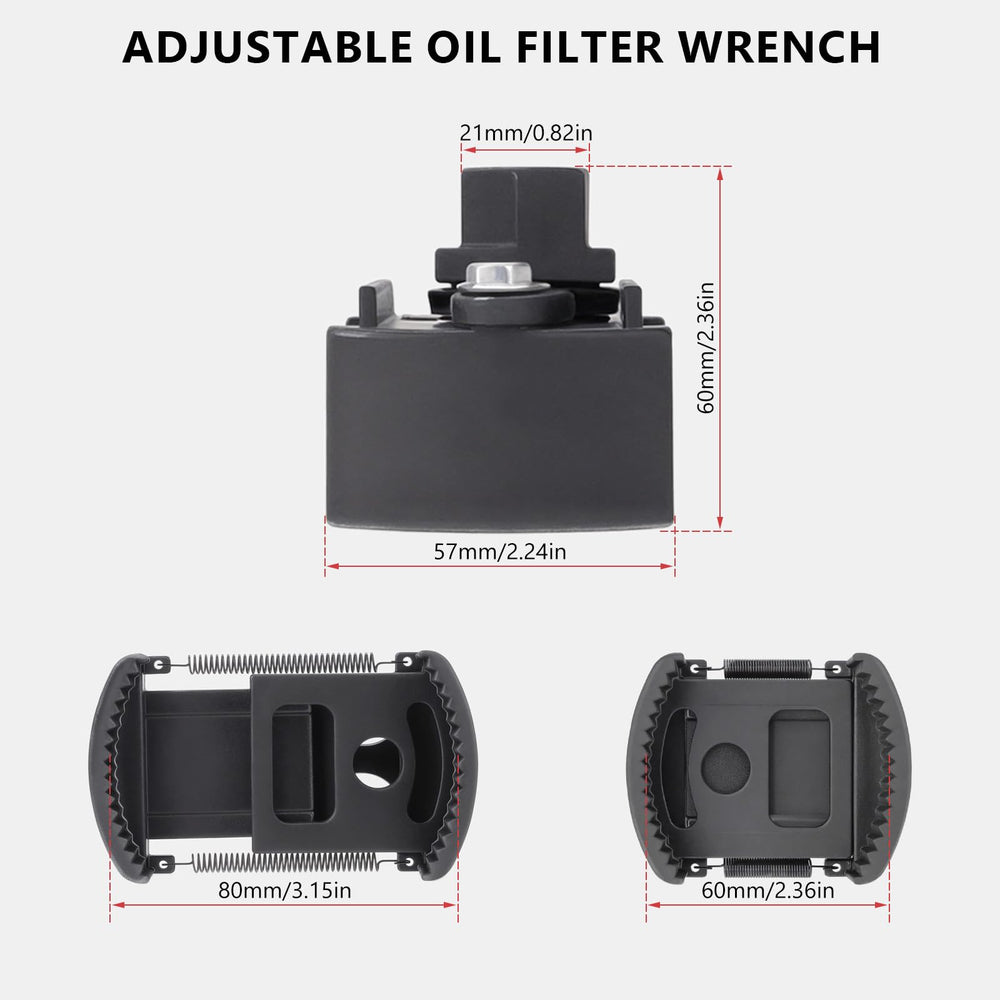 ZTGPMP self-tightening mechanism keeps filters stable during removal.