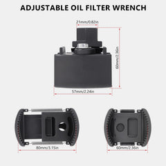 ZTGPMP self-tightening mechanism keeps filters stable during removal.