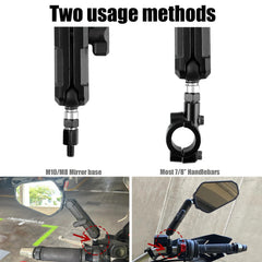 ZTYIOHG foldable stem helps compact storage when parking or transporting the bike.