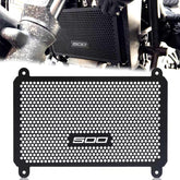ZTYIOHG Ninja500 radiator guard cover on motorcycle protecting against road debris while maintaining cooling airflow